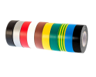 PVC Insulating Tape BS EN 60454-2,  Rainbow, 19mm X 20m